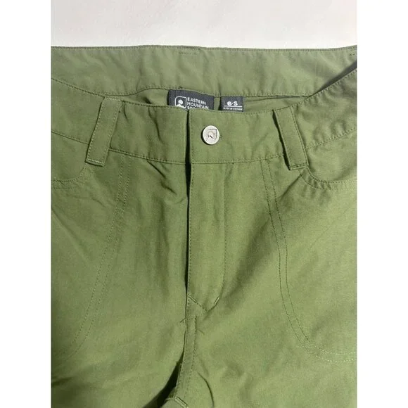Eastern Mountain Sports Pants women's Skinny Legs Green Stretch Nylon Size 6s - Picture 2 of 6